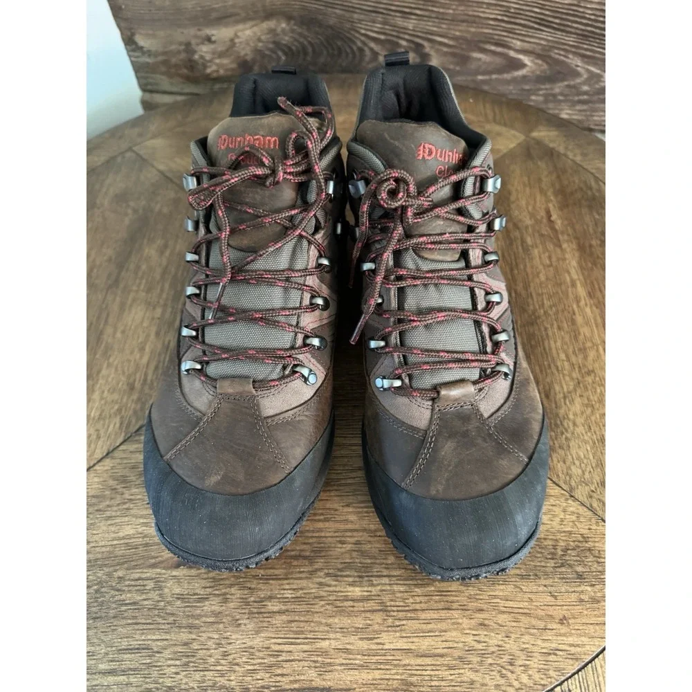Dunham Boots Mens Cloud Waterproof Trail Hiking Ankle Boot Browns Leather Sz 10